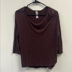 Elegant Maroon Women's Pajama Top